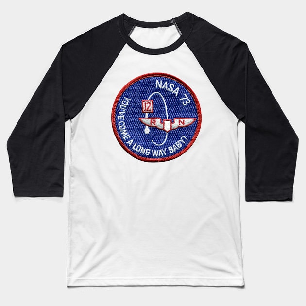 NASA "Nurses" Patch Baseball T-Shirt by Spacestuffplus